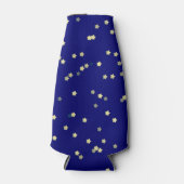 Scatter Gold Stars auf Blue Flaschenkühler (Vorderseite)