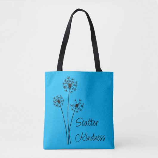 Scatter Kindness Dandelion Kaskade Tasche (Vorderseite)