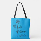 Scatter Kindness Dandelion Kaskade Tasche (Rückseite)