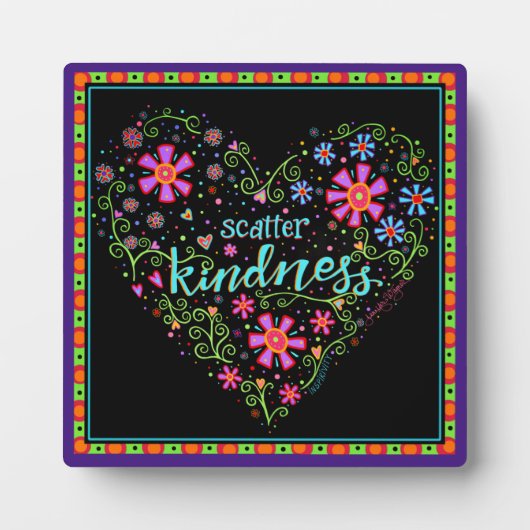 Scatter Kindness Fotoplatte (Vorderseite)