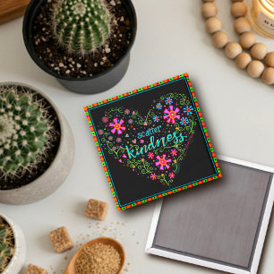 Scatter Kindness Hübsch Floral Heart Trendy Magnet
