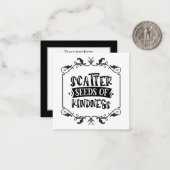 Scatter Samen der Güte Wort Kunst Mitteilungskarte (Vorderseite/Rückseite Beispiel)