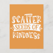 Scatter Seeds of Kindness Postkarte (Vorderseite)