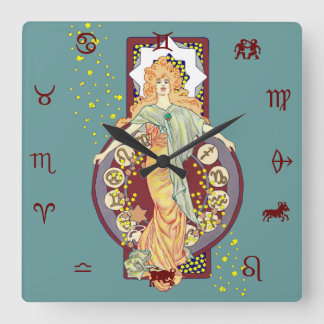 Scatter Stars Quadratische Wanduhr
