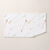 Scattered Arrows Badhandtuch Set (Handtuch)