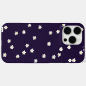 Scattered Daisies on Deep Purple Phone Case (Rückseite (Horizontal))