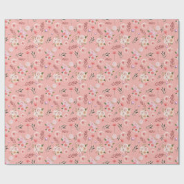 Scattered Flower Wrapping Paper Geschenkpapier