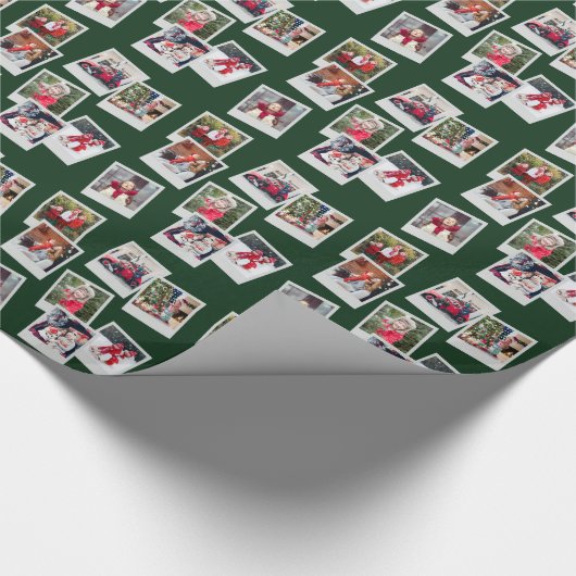 Scattered Snapshots Custom Photo Geschenkpapier (Ecke)