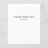 Scattergories | Brautparty Game (Rückseite)