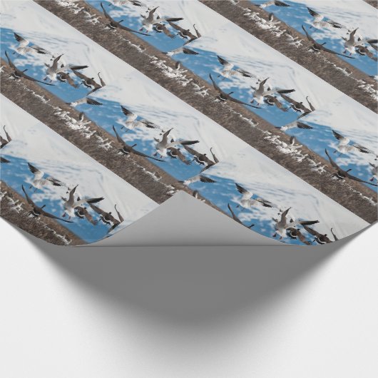 Scattering Geese Geschenkpapier (Ecke)