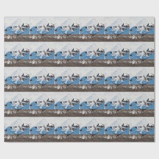 Scattering Geese Geschenkpapier (Flach)