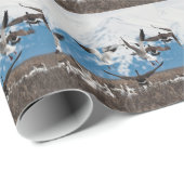 Scattering Geese Geschenkpapier (Rolleneckpunkt)