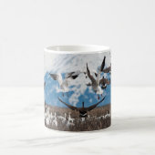 Scattering Geese Kaffeetasse (Mittel)