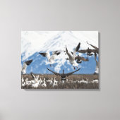 Scattering Geese Leinwanddruck (Vorderseite)