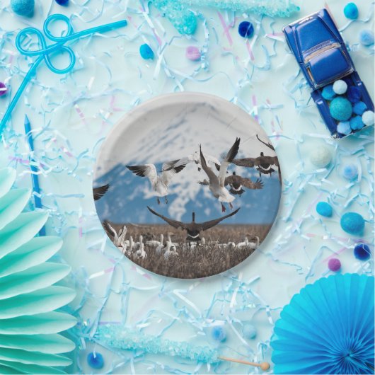 Scattering Geese Pappteller (Party)