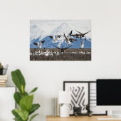 Scattering Geese Poster (Heimbüro)