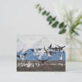 Scattering Geese Postkarte (Stehend Vorderseite)
