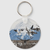 Scattering Geese Schlüsselanhänger (Vorderseite)