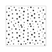 Scattering of Stars in verschiedenen Sized for Chr Gummistempel (Prägung)