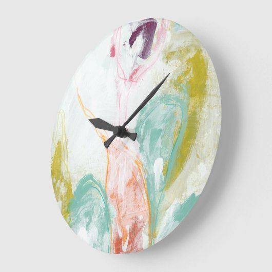 Scattershot II Große Wanduhr (Winkel)