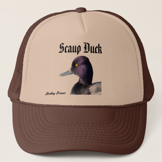 Scaup Duck Hat Truckerkappe (Vorderseite)