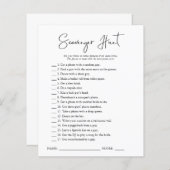 Scavenger Hunt | Brautparty Game (Vorne/Hinten)