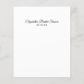 Scavenger Hunt | Brautparty Game (Rückseite)