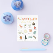 Scavenger Hunt Kindergeburtstag Game Flyer (Einzeln)