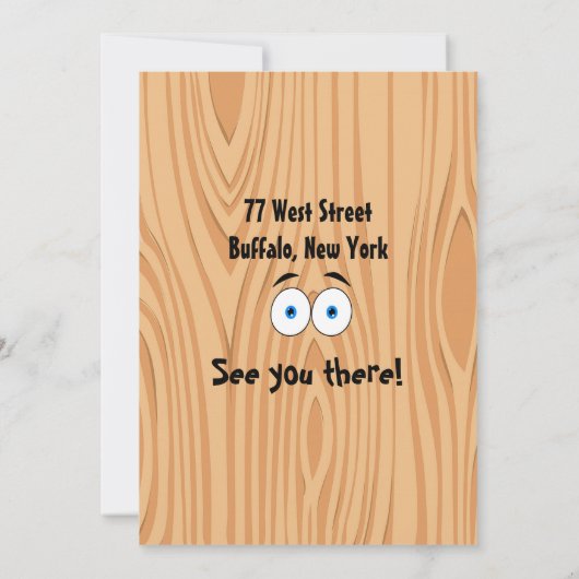 Scavenger Hunt Themed Kids Party Einladung (Rückseite)