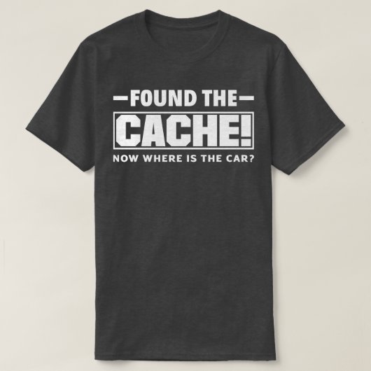 Scavenger Jagd Geocacher Funny Geocaching T-Shirt (Design vorne)