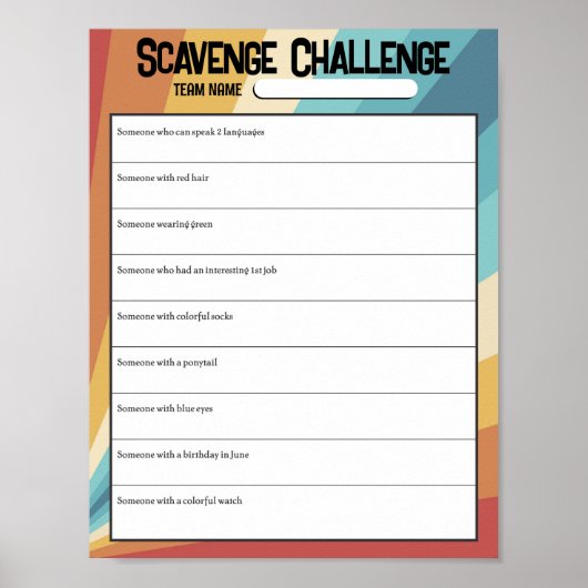 Scavenger Jagd Office Eisbrecher Download Poster (Vorne)