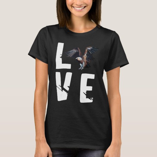 Scavenger Ornithology Carrion Bird Watcher Love Vu T-Shirt (Vorderseite)