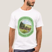 Scawgill Bridge over River Aiken Lake District Ver T-Shirt (Vorderseite)