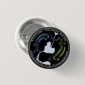 SCDR-Stör für das Morgen Knopf-Schwarz Button (Vorne & Hinten)