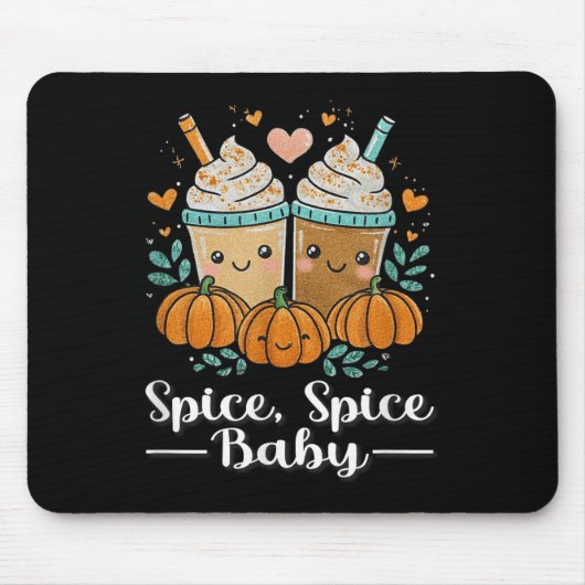 Sce Sce Baby Kawaii Pumpkin Sce Latte Lover  Mousepad (Vorne)