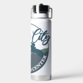 SCEC, 25 oz Wasserflasche mit Strohhalm Trinkflasche (Hinten)