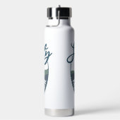 SCEC, 25 oz Wasserflasche mit Strohhalm Trinkflasche (rechts)