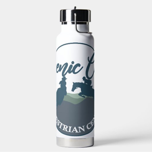 SCEC, 25 oz Wasserflasche mit Strohhalm Trinkflasche (Links)