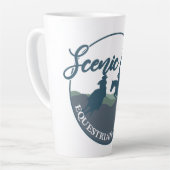SCEC große Latte-Macchiato-Tasse Milchtasse (Linke Ecke)