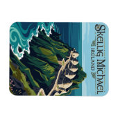 Sceilg Mhichíl Irland Magnet (Horizontal)