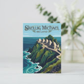 Sceilg Mhichíl Irland Postkarte (Stehend Vorderseite)