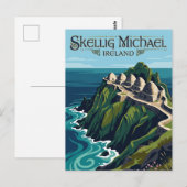 Sceilg Mhichíl Irland Postkarte (Vorne/Hinten)