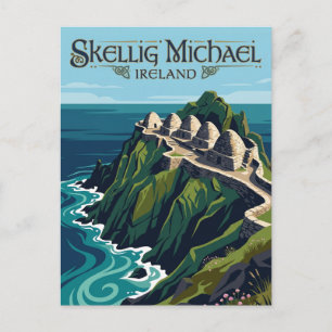 Sceilg Mhichíl Irland Postkarte