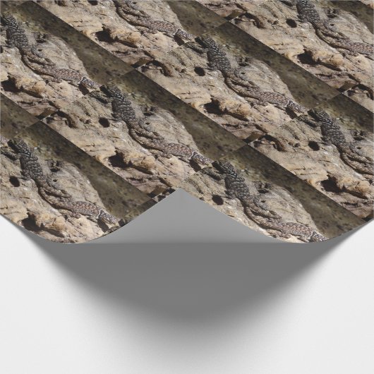 Sceloporus cyanogenes geschenkpapier (Ecke)