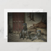 Scène de chasse: le butin (Teil. 3) Postkarte (Vorne/Hinten)