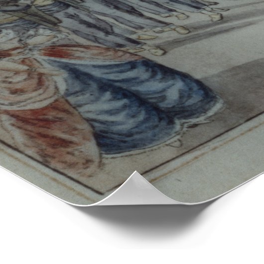 Scene from 'The Magic Flute' Poster (Ecke)