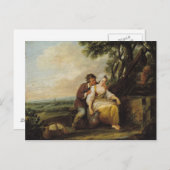 Scene Galante, 1774 Postkarte (Vorne/Hinten)