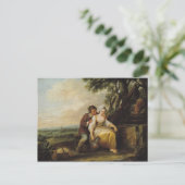 Scene Galante, 1774 Postkarte (Stehend Vorderseite)