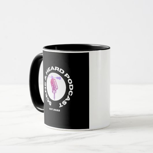 Scene & Heard Coffee Tasse (Vorderseite Links)