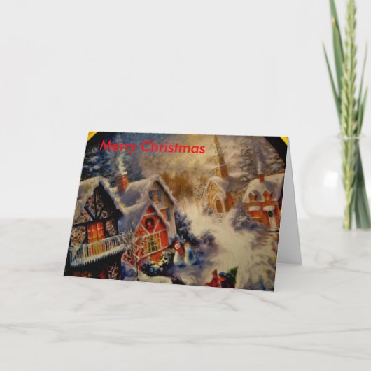 scene_Painting Stadt, frohe Weihnachten (Vorderseite)